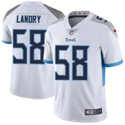 Cheap Men Tennessee Titans 58 Harold Landry Nike White Vapor Limited NFL Jersey